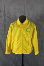 Vintage John Deere Jacket - Windbreaker in Yellow - Men&#39;s Small - £59.87 GBP
