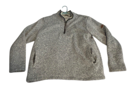 Orvis Classic Collection Pullover Size XL Fleece Sherpa Lined 1/4 Zip Read - $38.00