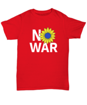 Inspirational TShirt No War Red-U-Tee  - £16.68 GBP