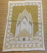Vintage Antique Completed Finished Cross Stitch Church 14 X 10 Unframed KG - $405.09 MXN Vintage Antique Completed Finished Cross Stitch Church 14 X 10 Unframed KG - $405.09 MXN
