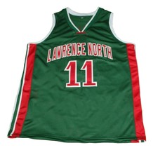 Mike Conley #11 Lawrence North New Men Basketball Jersey Green Any Size image 4