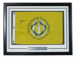 Jack Nicklaus Signed Framed The Memorial Tournament Golf Flag BAS AC22575 - £541.50 GBP
