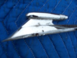 1962 MONTEREY RIGHT FENDER TRIM ORNAMENT EMBLEM OEM USED ORIGINAL MERCUR... - $75.73