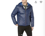 Large Tommy Hilfiger Men&#39;s Packable Down Puffer Hooded Jacket $195.00 - £51.19 GBP