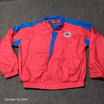 Vintage Old Wisconsin Sausage Windbreaker Jacket Men XL Red Blue Sierra ... - $19.66