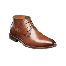 25551 Stacy Adams Leather Chukka Boot Maxwell Lace Up Plain Toe image 2