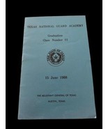 Texas National Guard Academy Gradutaion Program June 15th, 1968 Austin V... - €16,23 EUR