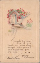 Peace and Happiness Find It&#39;s Way Merry Christmas Vintage Postcard PC364 - £3.94 GBP