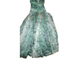 New 38 Carlos Miele Womens 4 Silk Runway Gown Dress Strapless Silk Green Snake  - $3,809.03