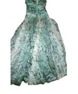 New 38 Carlos Miele Womens 4 Silk Runway Gown Dress Strapless Silk Green... - £6,766.14 GBP