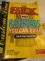 VINTAGE ATLAS SIX HO RAILROADS YOU CAN BUILD 2ND EDITION  1971 - £8.63 GBP