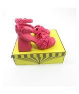 CIRCUS BY SAM EDELMAN Mable Braided Platform Pink Sandals 5.5 NEW $100 - $37.62