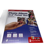 Canon Create Your Own Photo Album 3&quot; x 3&quot; Pocket Size (Two Album Kits) - £5.40 GBP