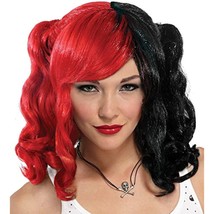 Gothic Lolita Wig - Adult Wig - Red/Black - One Size - £14.95 GBP