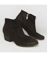 Blondo Leather Ankle Boots Womens 9 M Black Valli Waterproof Nubuck Side... - €31,30 EUR