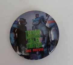 1991 Teenage Mutant Ninja Turtles The Movie In April&#39;s Apartment 2&quot; Pin ... - $5.36 CAD