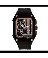 JORG GRAY JG7100-21 STAINLESS STEEL ALL NEW BLACK FACE CHRONOGRAPH w Tag... - $277.20