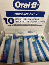 Oral-B CrossAction X Toothbrush Heads Pack of 10 NO BOX - $17.82