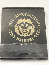 Vintage Matchbook Cover  Hotel Inter• Continental  Nairobi   gmg - £9.69 GBP