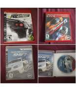Lot of 3 Need for Speed Playstation 3 PS3 Games pro street hot pursuit s... - $41.09 CAD