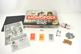 Monopoly Doctor Who Board Game BBC 50th Anniversary Edition Complete 2012 - £19.30 GBP