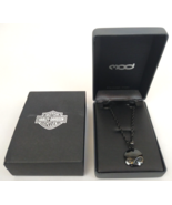 Harley-Davidson Men&#39;s 24&quot; Chain Black Out Willie G Skull Necklace HSN006... - £93.56 GBP