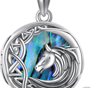 Mothers Day Gifts for Mom Women, Horseshoe Horse Necklace 925 Sterling S... - $71.33