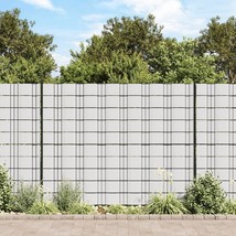 vidaXL Garden Privacy Screen PVC 229.7&#39;x0.6&#39; White - £73.91 GBP