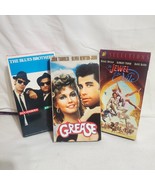 Lot 3 Comedy VHS - Grease - Blues Brothers - Jewel Of The Nile - CLASSIC... - £11.64 GBP