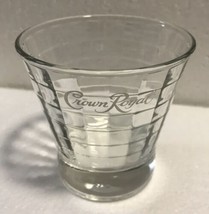 CROWN ROYAL OPTIC BLOCK LOWBALL WHISKEY GLASS TUMBLER - $94.15 MXN