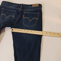 Levis Women's Size 14 Reg The Knit Jeans Blue Denim Stretch Elastic Waist Girls image 10