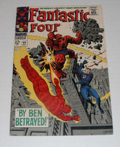 Fantastic Four# 69...FINE+..6.5 grade...lite stains back cov..1967 comic book--H - £21.35 GBP