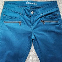Aeropostale Jegging Pants Women&#39;s Size 6 Teal Blue Back Pockets - $186.00 MXN