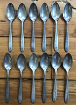 Set Lot 12 Vtg Oneida Antique Silverplate Sane Community Plate Dessert S... - $39.59
