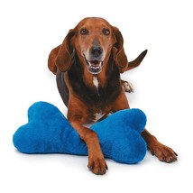 Zanies Mega Color Plush Bones 16.5In Blue - $627.42 MXN