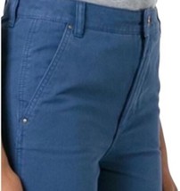 $175 TORY BURCH hi waist HARBOR cuffed shorts 25 DIY blue chino cutoffs XS - £8.11 GBP