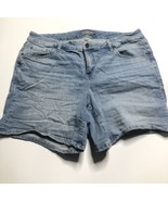 TORRID women&#39;s denim stretch light blue jean shorts size 20  - £18.37 GBP