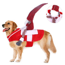 Pet Christmas Riding Transformation Costume Pet Products Costumes Cosplay - £14.29 GBP
