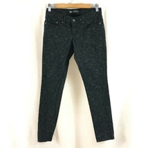 Levis Womens Jeans 524 Too Superlow Skinny Splatter Print Black Stretch Size 5 - £19.25 GBP