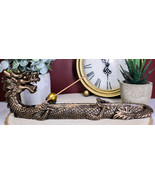 Feng Shui Chinese Legend Dragon King Holding Orb Incense Burner Holder F... - $428.95 MXN