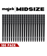 Majek Mens Tour Pro Black Midsize LOGO Golf Grips Bulk Pack - 100 PACK - €192,37 EUR