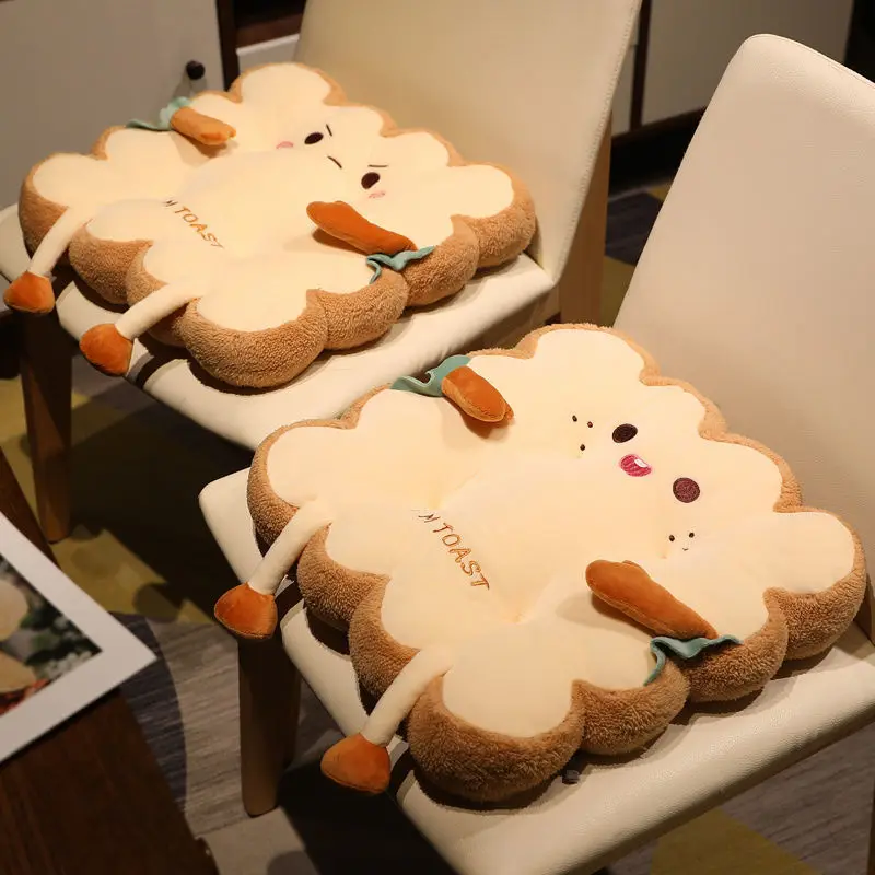 Oll simulation kawaii bread toast u shape pillow plush toys soft stuffed bread cushion thumb200