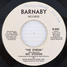 Ray Stevens – The Streak / You&#39;ve Got The Music Inside 1974 45 rpm Recor... - £2.64 GBP