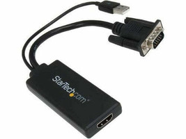 Startech VGA to HDMI Adapter with USB Audio &amp; Pow, VGA2HDU - $38.76