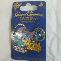 Disney Parks Pin Shanghai Resort Grand Opening Stitch pin New - £19.89 GBP
