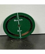 Vintage Bulova Dior Watch Dial Green &amp; Gold 16.5 x 20mm - €10,76 EUR