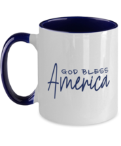 Independance Day Mugs God Bless America Navy-2T-Mug  - £14.33 GBP