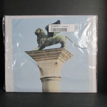 12x18 garden flag - LION ON PILLAR - NEW - Europe - Statue - Art - Sculpture - £3.39 GBP