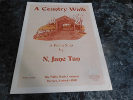 A Country Walk Piano Solo by N Jane Tan - £2.38 GBP