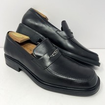 VTG Salvatore Ferragamo Studio Men’s Loafer Square Toe Sz 8.5 2E Black L... - $2,772.18 MXN